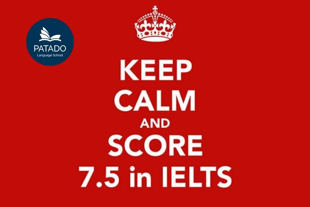 Luyện thi ielts cấp tốc keep calm and score 7.5 in ielts