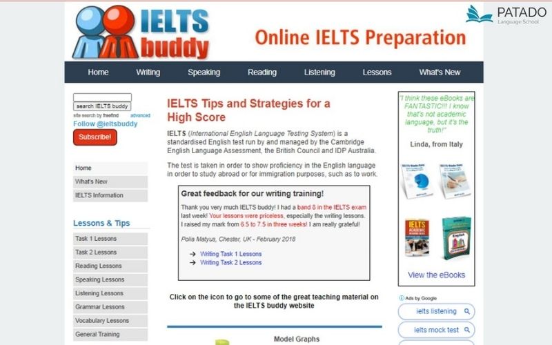 Website luyện thi IELTS BUDDY