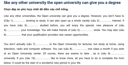 like any other university the open university can give you a degree