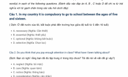 in my country it is compulsory to go to school between the ages of five and sixteen
